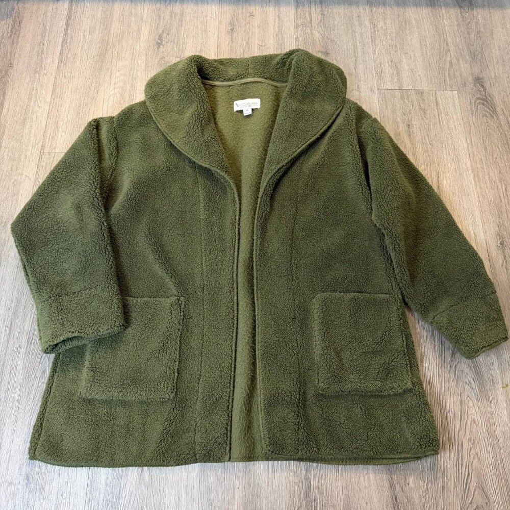 Koolaburra by UGG Sherpa Fleece Shawl Collar Cardigan Women’s Size M